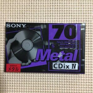 SONY CDixⅣ METAL 70 メタルポジション　カセットテープ【未開封新品】■■