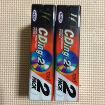 TDK CDing2 10 2パックx2 ハイポジション カセットテープ【未開封新品】■■_画像2