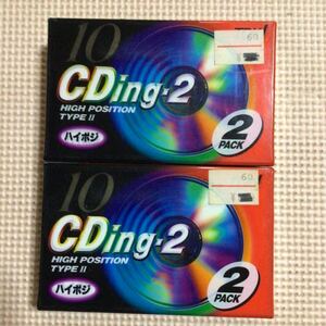 TDK CDing2 10 2パックx2 ハイポジション カセットテープ【未開封新品】■■