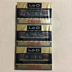 HITACHI【日立】Lo-D C60SR ノーマルポジションカセットテープ3本セット【未開封新品】★の画像1