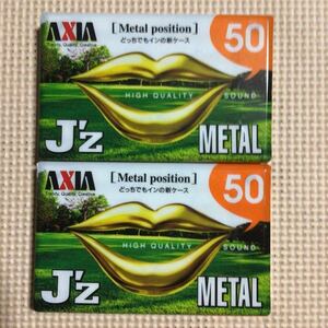 AXIA J'Z METAL 50 メタルポジション　カセットテープ2本セット【未開封新品】■■