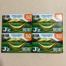 AXIA J'Z METAL 50 メタルポジション　カセットテープ4本セット【未開封新品】■■_画像1
