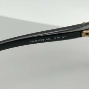 S70 中古品 1円～ グッチ GUCCI サングラス ハート GG 3525/K/S D28JJ 62□13 120＜ 眼鏡 メガネ アイウェア ブラックの画像9