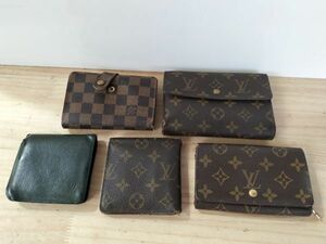 S87 中古品 1円～ ルイヴィトン LOUIS VUITTON モノグラム タイガ 財布 二つ折り ウォレット 5点セット