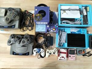 S79 junk 1 jpy ~ Sega Saturn / Wii / Game Cube / Game Boy / Famicom / controller game machine together 