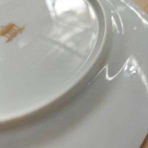 S81 中古品 1円～ ノリタケ Noritake 21㎝ プレート 食器 白 ホワイト 6枚セットの画像6