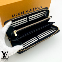 【極上美品】ルイヴィトン LOUIS VUITTON エピ ジッピーウォレット ゴールド金具 M68755 ノワール ブラック RFID ICチップ 送料無料 送料込_画像5