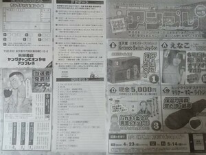 えなこ　クオカード応募用紙　ヤングチャンピオン no.9