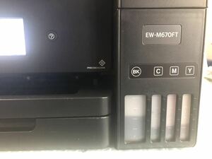 EPSONエコタンク搭載複合機EW-M670FTジャンク品