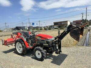 富山Prefecture発　Yanmar TractorAF17 4WD 使用hours415h Miniマスターincluded　洗vehicleポンプincluded　実働品 (値段交渉可能)