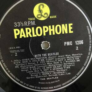【UKオリジナル】The Beatles /With The Beatles /Parlophone/ PMC 1206/初期スタンバー１！の画像3