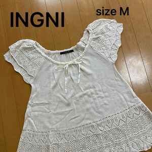 INGNI 半袖ニット　カットソー　Mサイズ