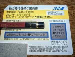 ANA 全日空 株主優待券 1枚 2024/11/30まで有効