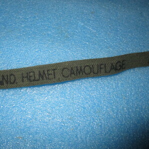 米軍基地流れ品 1970年代 BAND, HELMET, CAMOUFLAGE US ヘルメット バンドの画像2