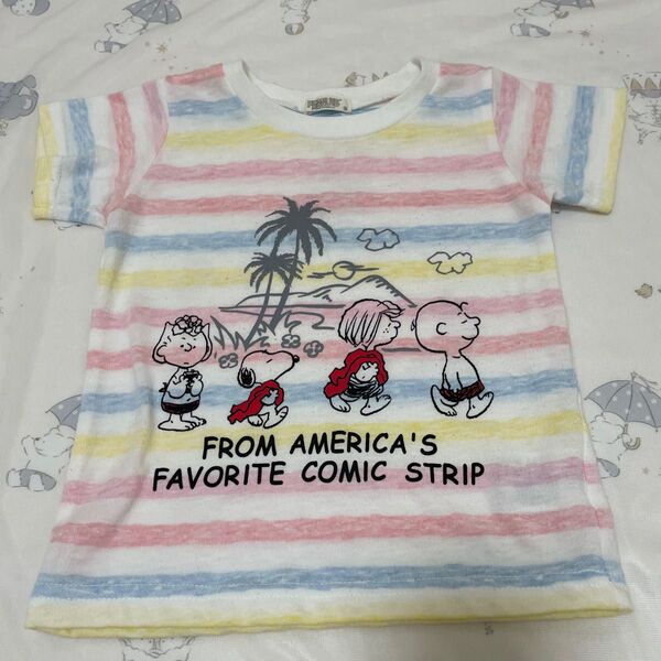 90サイズ スヌーピー 半袖 Tシャツ ベビー 西松屋