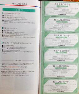 名鉄 名古屋鉄道 株主ご優待券 1冊 有効期限 令和6年7月15日 株主優待乗車証はついていません。南知多ビーチランドご招待券　