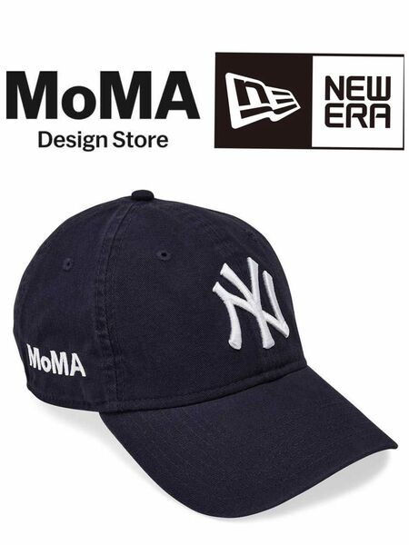 NY ヤンキースキャップ MoMA edition NAVY 帽子　ネイビー 帽子 キャップ ニューエラ ERA ブラック