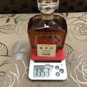 【箱無し※目減りあり】OCEAN WHISKY 軽井沢 10年貯蔵 古酒 ウイスキー シングルモルト 720ml 43%の画像5