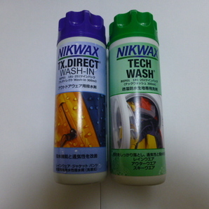 ニクワックス(NIKWAX) 300ml ツインパック 【洗剤】ほぼ未使用と【撥水剤】2割使用の画像1