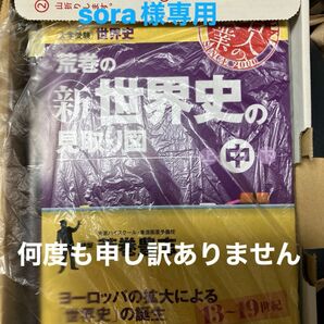 荒巻の新世界史の見取り図　大学受験世界史　上 中下（東進ブックス　名人の授業） 荒巻豊志／著　３冊セット