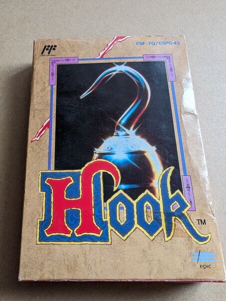 【箱のみ】 HOOK　フック ファミコン　レトロゲーム　ソフトと説明書欠品　プラケースあり