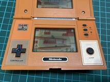 24D0702 Nintendo DONKEY KONG Game & Watch 任天堂 ドンキーコング ゲーム & ウォッチ 動作確認 現状品_画像8