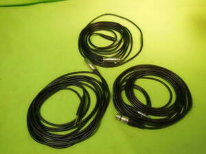 w240405-006A7 custom try микрофонный кабель 5m 3 шт. комплект чистка settled high grade low noise microphone cable сбор Studio 