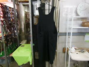 w240419-011A7 im product One-piece no sleeve suspenders black total height 100cm shoulder width 34cm chest 44cm waist 43cm Issey Miyake Showa era 