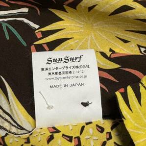 SUN SURF アロハシャツ Mの画像7