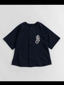 PSG パリ・サン ジェルマン　鹿の子刺繍ベースボールシャツ 半袖