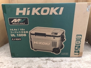 005▽1円出品▽HiKOKI コードレス冷温庫 UL18DB WM バッテリ付き　※未使用品