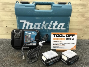 013♪おすすめ商品♪マキタ makita 10.8V純正リチウムイオンバッテリ+充電器 BL1015 + CD10SA バッテリ×2　充電器セット