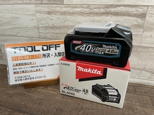 009▼未使用品・即決価格▼マキタ makita 40Vmaxバッテリー BL4040 4.0Ah 純正品