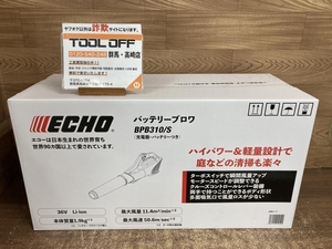 002○未使用品○ECHO バッテリーブロワ BPB310/S　充電器、バッテリー1個、　高崎店