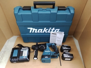 010■未使用品・即決価格■マキタ makita 24mm 充電式ハンマドリル HR244DRGX バッテリ×2 充電器