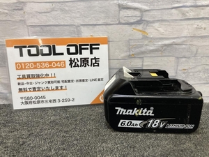 013♪おすすめ商品♪マキタ makita 18V6.0Ah純正バッテリー BL1860B 充電回数3回