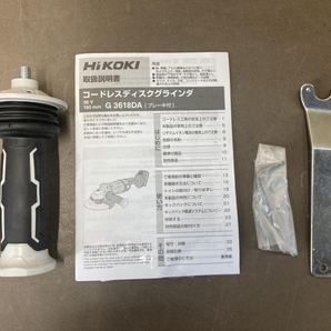 007◇未使用品・即決価格◇HiKOKI 180mmコードレスディスクグラインダ G3618DA(2WPZ)の画像9