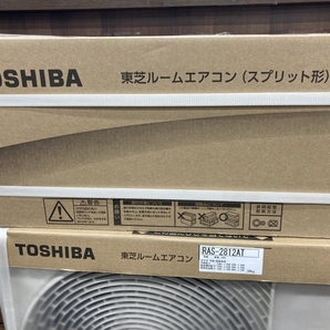 006□未使用品・即決価格□TOSHIBA 東芝 ルームエアコン RAS-2812AT RAS-2812T(W) 説明文必読の画像5