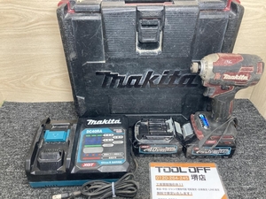 011◎おすすめ商品◎makita マキタ 充電式インパクトドライバ バッテリ×2 充電器 TD001GRDX 40Vmax2.5Ah