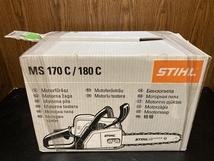 020♪未使用品・即決価格♪STIHL　エンジン式　チェーンソー　*ガイドバー:約35センチ MS170C-E　ソーチェーン1個　開封・保管品_画像1