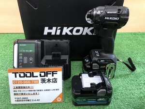 015●未使用品・即決価格●HiKOKI ハイコーキ コードレスインパクトドライバ WH36DC 2XPBSZ