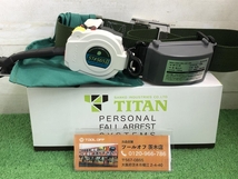 015●未使用品・即決価格●TITAN 安全帯　ストッパー付き巻取り型 SLN505型_画像1