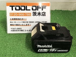 015●おすすめ商品●マキタ 充電回数29回　バッテリ BL1860B　18V　6.0Ah