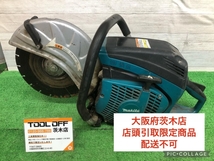 015●おすすめ商品・店頭引取限定商品●makita マキタ コンクリートカッタ EK6100 刃回転せずジャンク_画像1