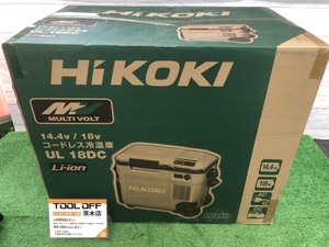 015●未使用品・即決価格●ハイコーキ HiKOKI コードレス冷温庫 18V UL18DC(WMG)