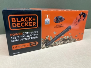 018★未使用品・即決価格★BLACK&DECKER 18Vコードレスブロワー GWC1820PC