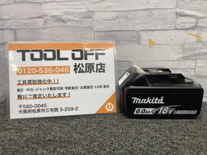 013♪おすすめ商品♪マキタ makita 18V6.0Ah純正バッテリー BL1860B 充電回数4回