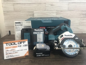 009▼未使用品・即決価格▼マキタ makita 125㎜充電式マルノコ HS475DRGX バッテリ×2 充電器×1