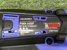 006□未使用品・即決価格□ハイコーキ コードレスインパクトドライバ FWH14DF 電池1個/充電器/ケース_画像4