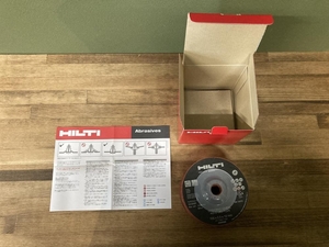 020♪未使用品♪HILTI　ヒルティ 研削砥石　替刃 #2293095　105*2.5*15　20枚　2セット